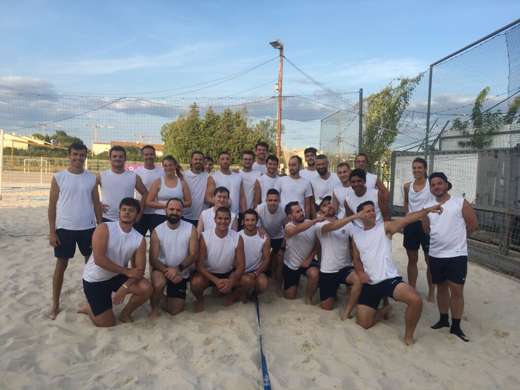 Equipe à la plage