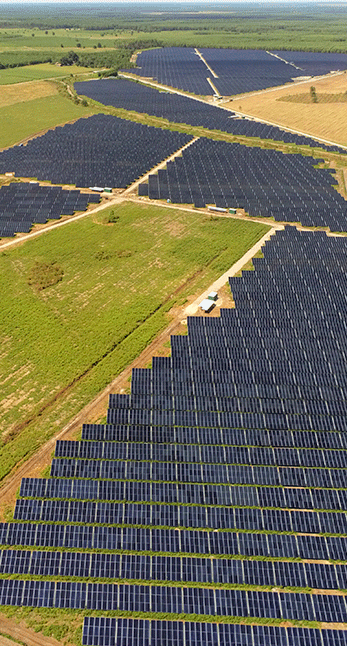 Centrale solaire au sol à Rion-des-Landes - Urbasolar